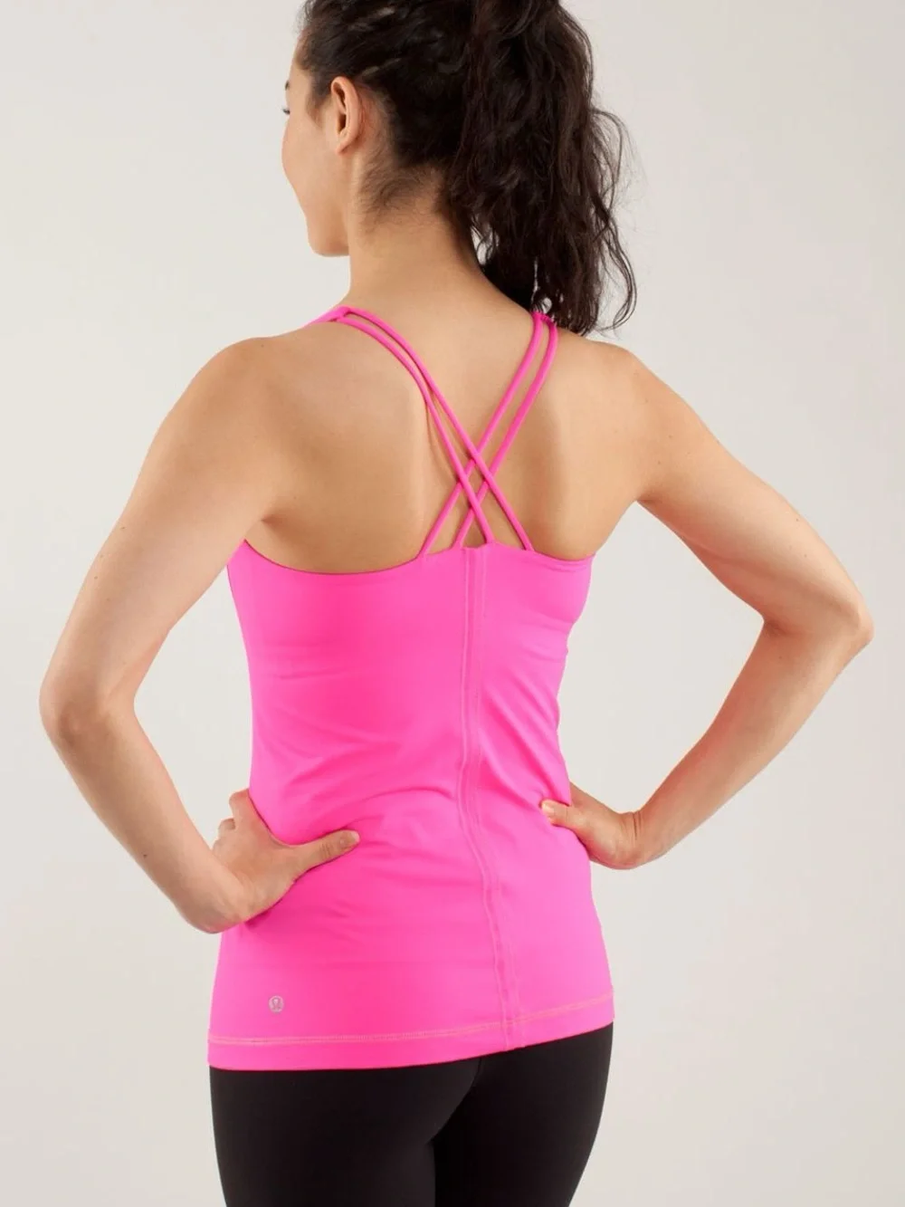 Lululemon Free To Be Tank Raspberry pink Glo Light Full-On Luxtreme Size XS 2-4